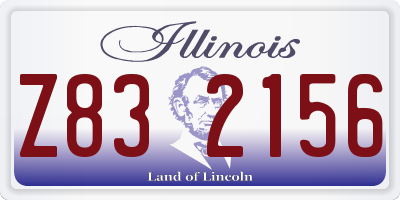 IL license plate Z832156