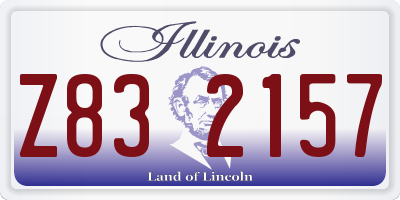 IL license plate Z832157