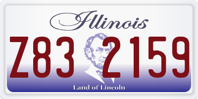 IL license plate Z832159