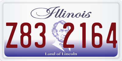 IL license plate Z832164