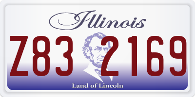 IL license plate Z832169