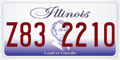 IL license plate Z832210