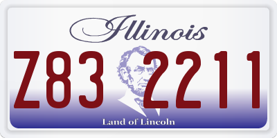 IL license plate Z832211