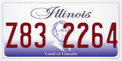 IL license plate Z832264