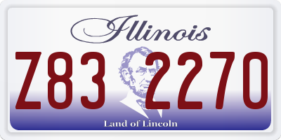 IL license plate Z832270