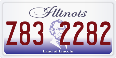 IL license plate Z832282
