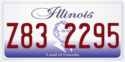 IL license plate Z832295
