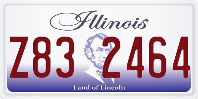 IL license plate Z832464