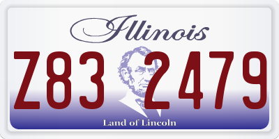 IL license plate Z832479