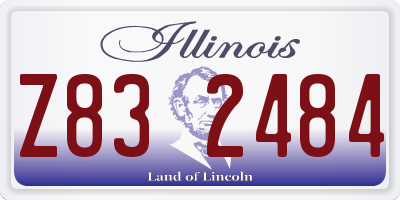 IL license plate Z832484
