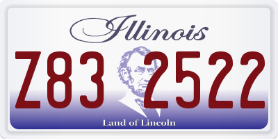 IL license plate Z832522