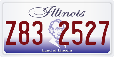 IL license plate Z832527
