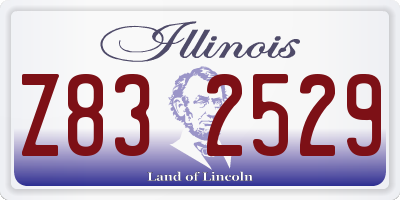 IL license plate Z832529