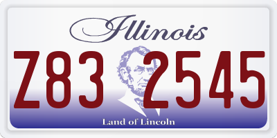 IL license plate Z832545