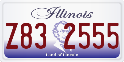 IL license plate Z832555