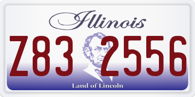 IL license plate Z832556