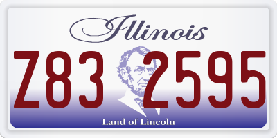 IL license plate Z832595