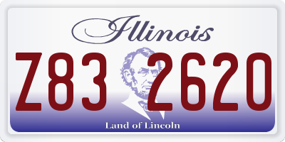 IL license plate Z832620
