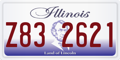 IL license plate Z832621