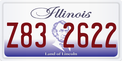 IL license plate Z832622