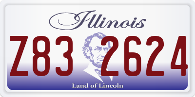 IL license plate Z832624