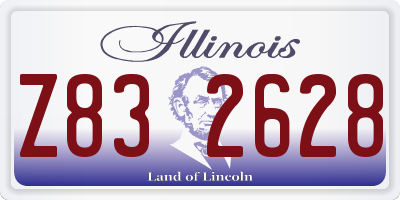 IL license plate Z832628