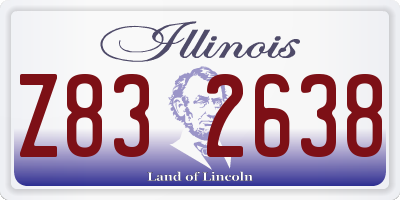 IL license plate Z832638
