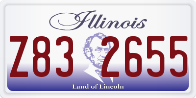 IL license plate Z832655
