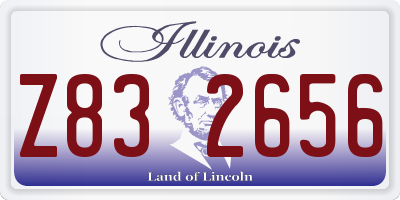 IL license plate Z832656