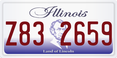 IL license plate Z832659