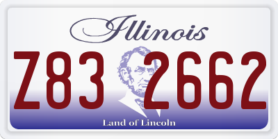 IL license plate Z832662