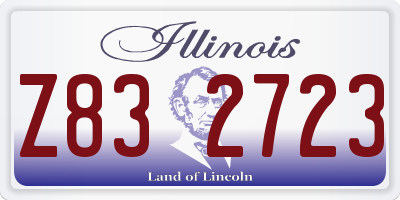 IL license plate Z832723