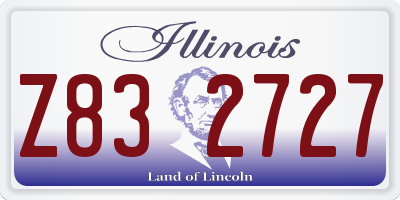 IL license plate Z832727