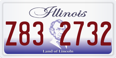 IL license plate Z832732