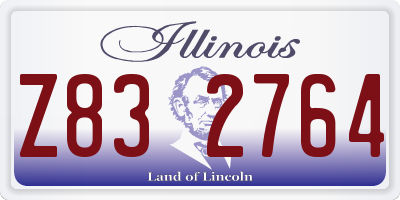 IL license plate Z832764