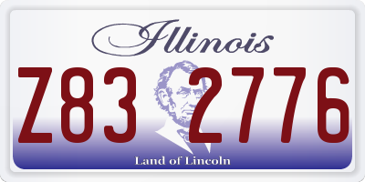 IL license plate Z832776