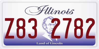 IL license plate Z832782