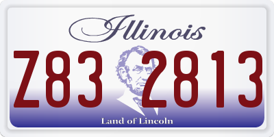IL license plate Z832813