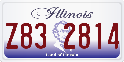 IL license plate Z832814