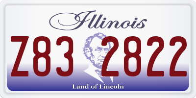 IL license plate Z832822