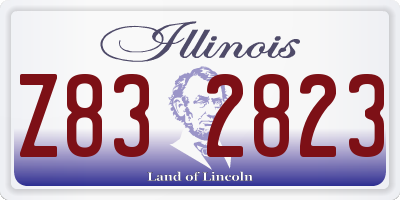 IL license plate Z832823