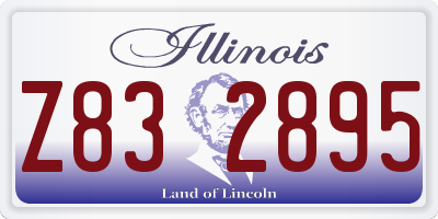 IL license plate Z832895