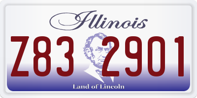 IL license plate Z832901