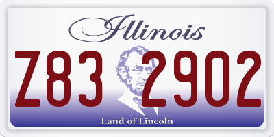 IL license plate Z832902