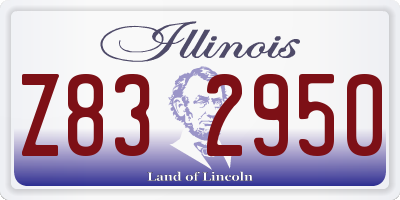 IL license plate Z832950