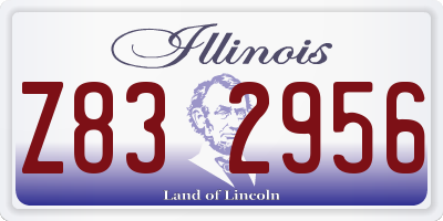 IL license plate Z832956