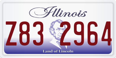 IL license plate Z832964