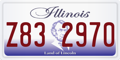 IL license plate Z832970