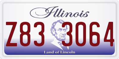 IL license plate Z833064