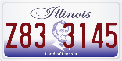 IL license plate Z833145
